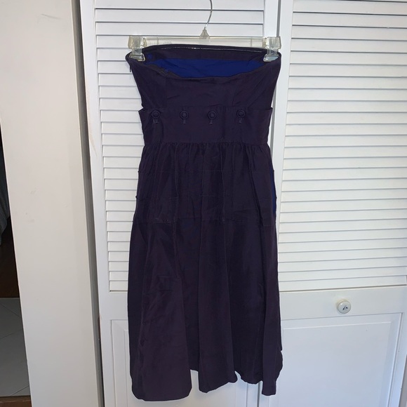 Maeve Purple Strapless Dress - Picture 2 of 2